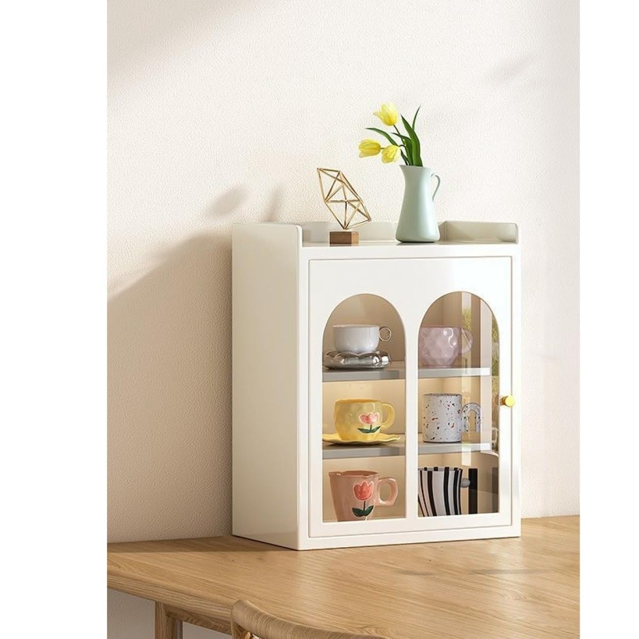 Amazon｜[VANDROUP] グラススタンド カップホルダー 食器棚 扉